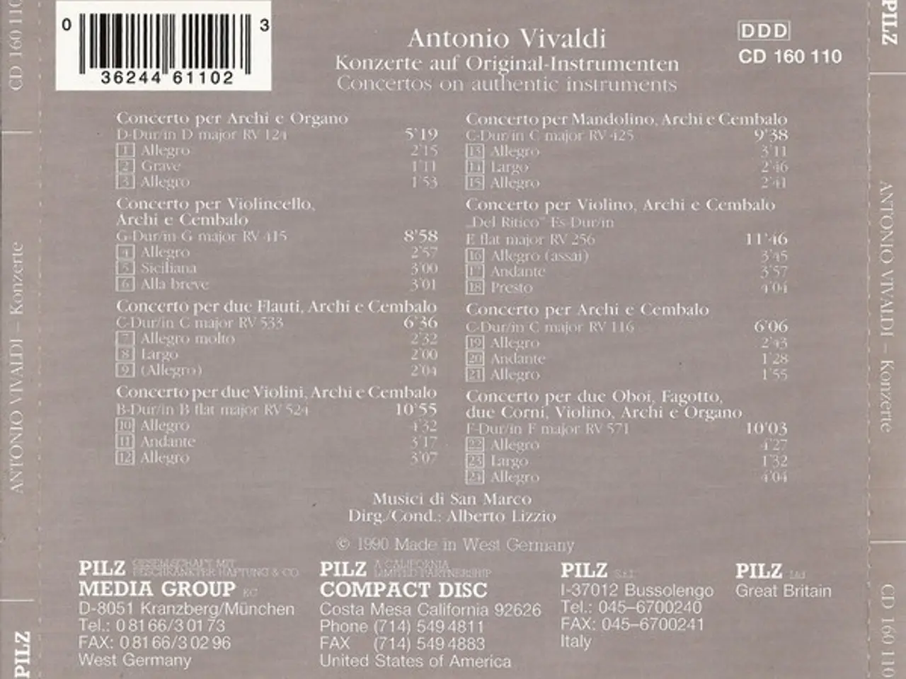 Billede 2 - Antonio Vivaldi – Konzerte Auf… – CD