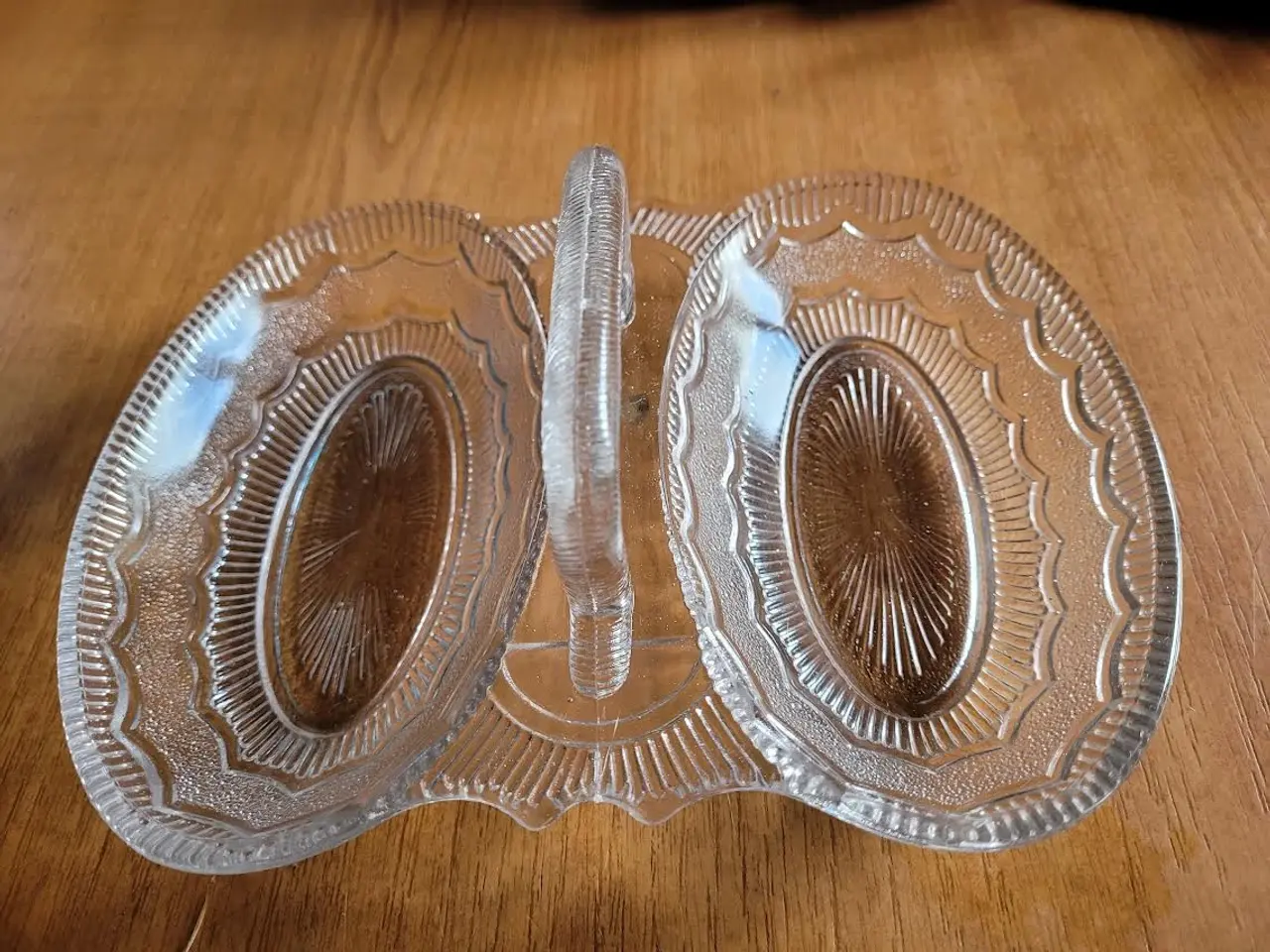 Billede 1 - Vintage glasfad