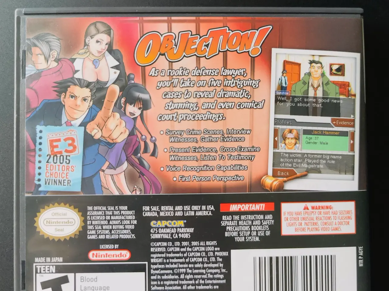 Billede 5 - Phoenix Wright: Ace Attorney til Nintendo DS