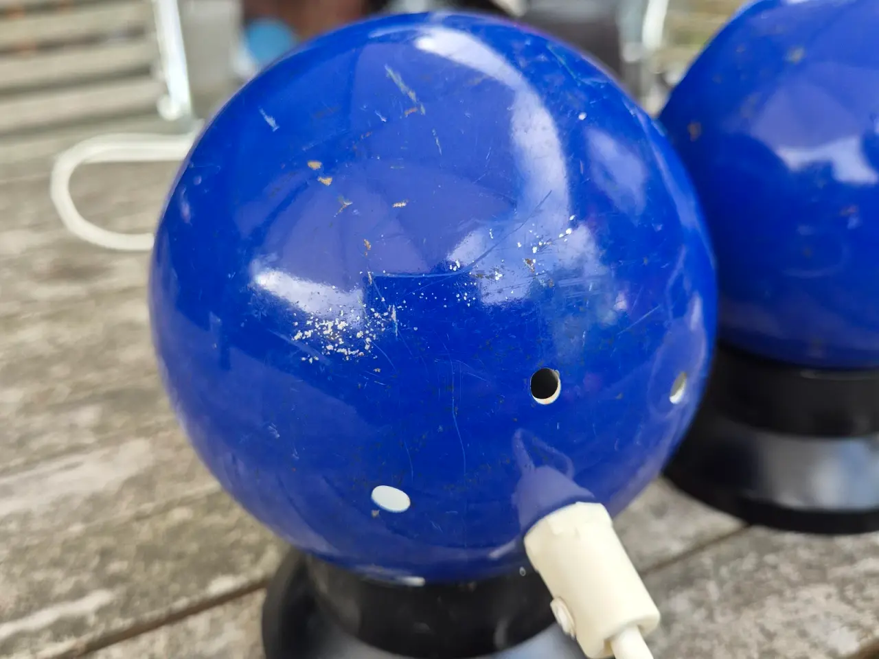 Billede 6 - Rustikke magnetlamper i sjælden blå farve
