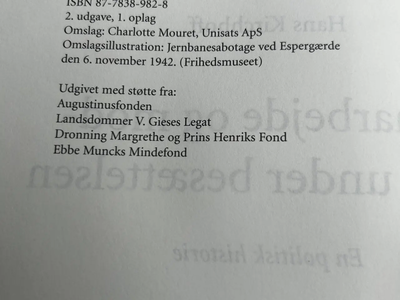 Billede 4 - Kirchhoff, Hans "Samarbejde og modstand"