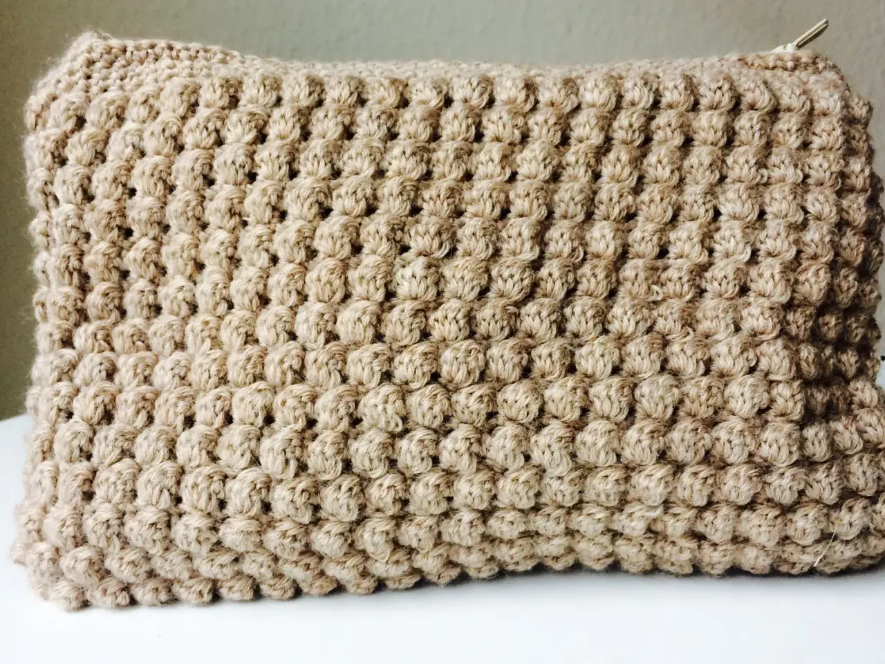 Billede 3 - Hæklet bobble-Clutch