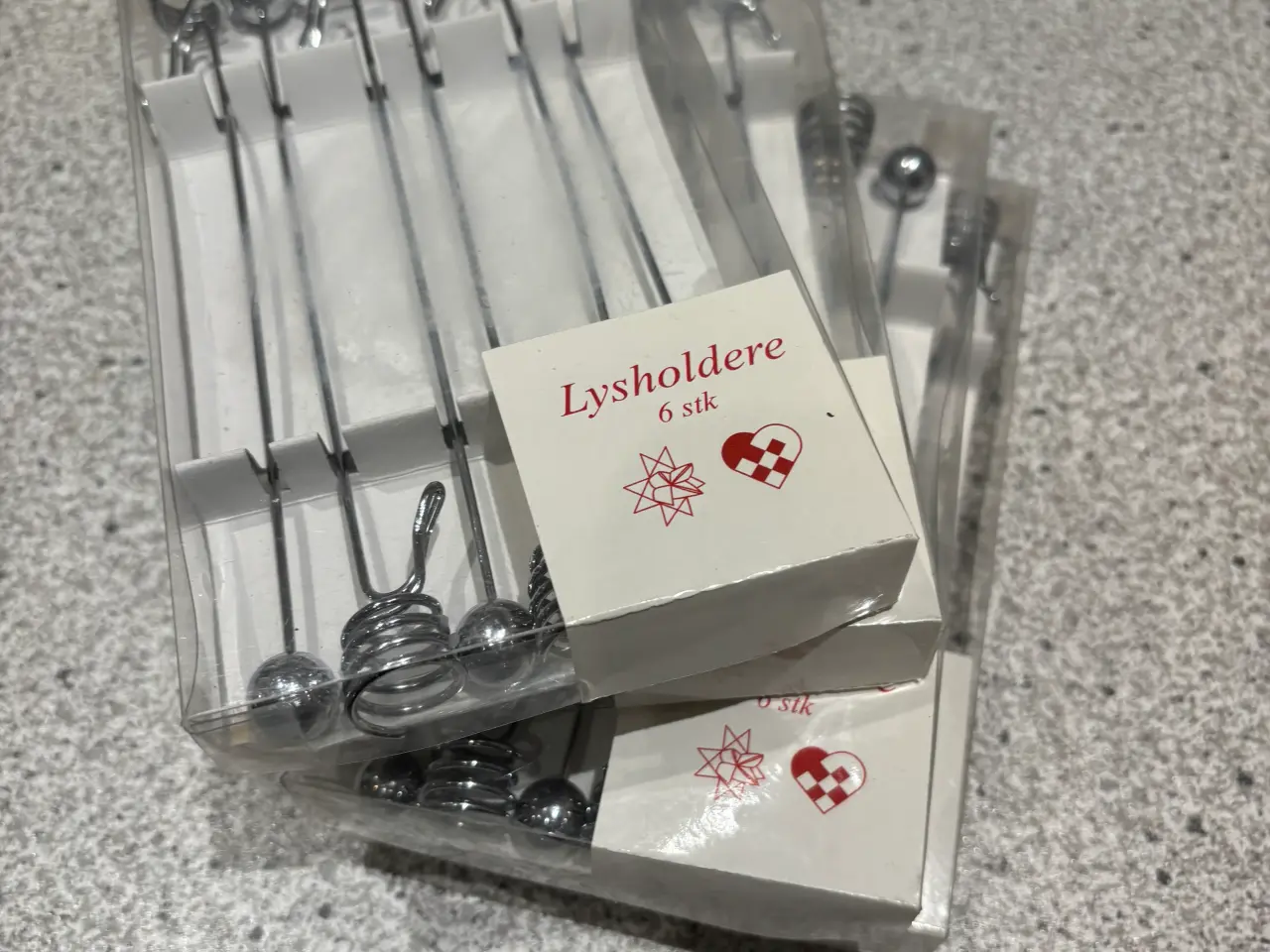 Billede 1 - Lysholder til juletræet 