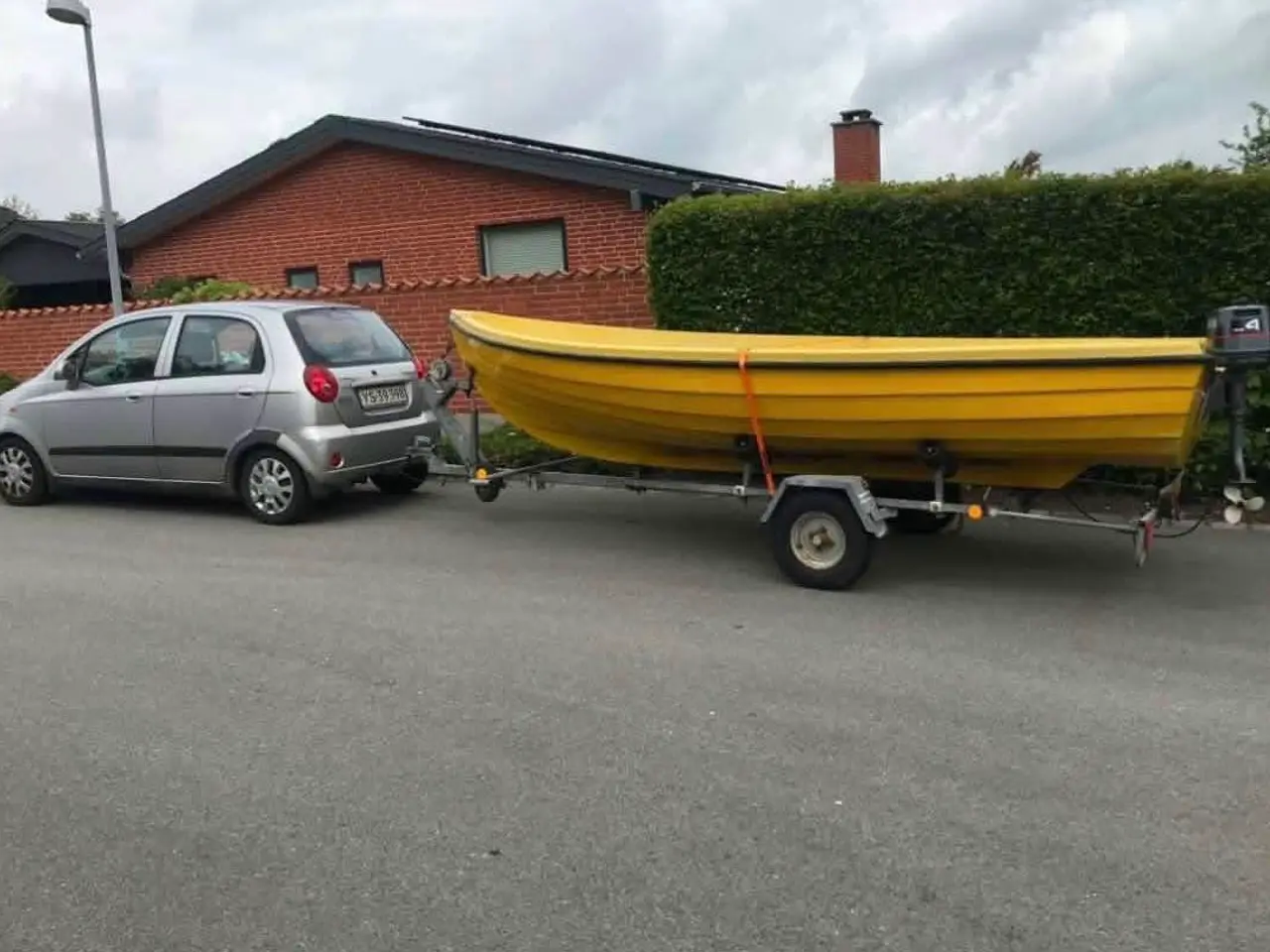 Billede 5 - Jolle med 4 hk motor og trailer