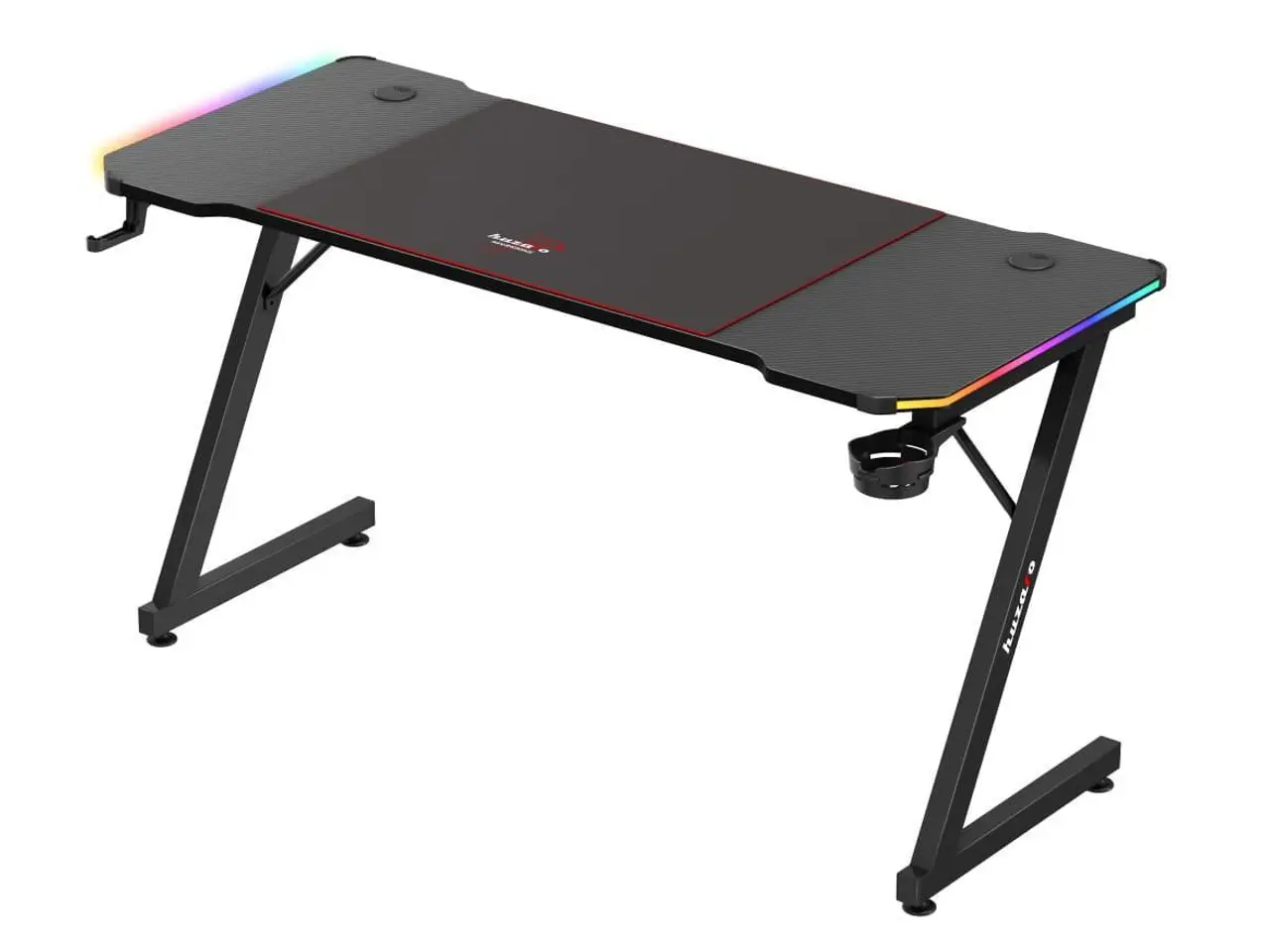Billede 1 - Gamingbord Hero 3.3 RGB - sort, 140 x 60 cm