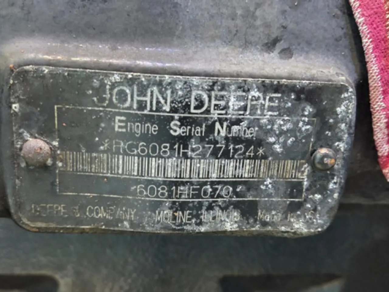 Billede 23 - John Deere PowerTech 6081HF070 Motor RG6081H277124