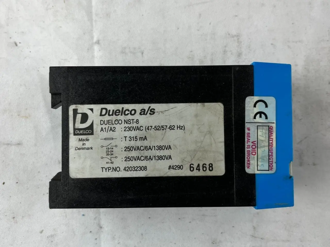 Billede 2 - Duelco NST-8 Emergency Stop sikkerhedsrelæ 230VAC