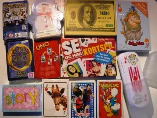 Diverse spillekort (Æ1)