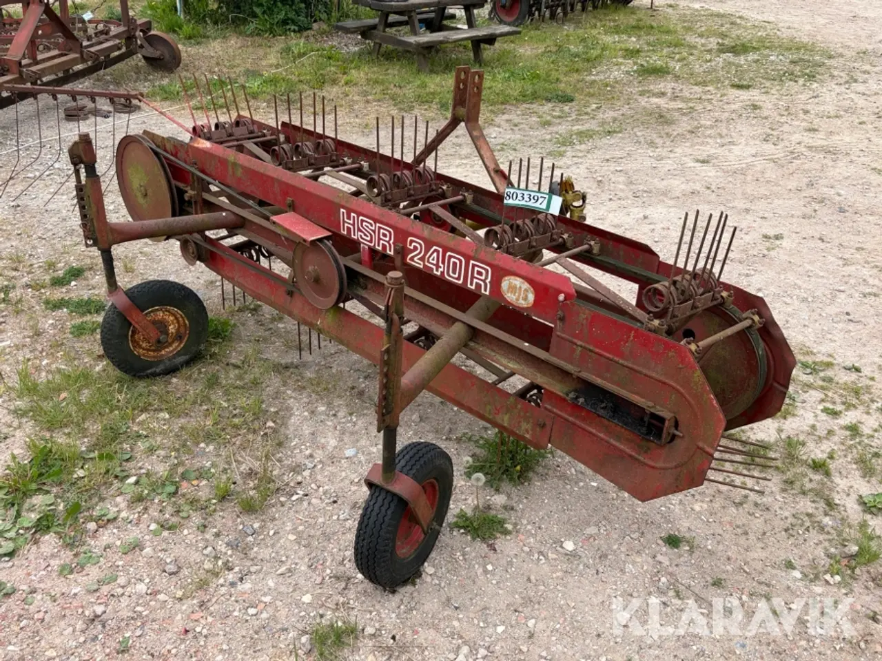 Billede 1 - PTO-drevet siderive-rive/fingerrive HSR 240 R