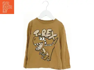 Langærmet T-shirt med T-Rex print fra H&M (str. 116)