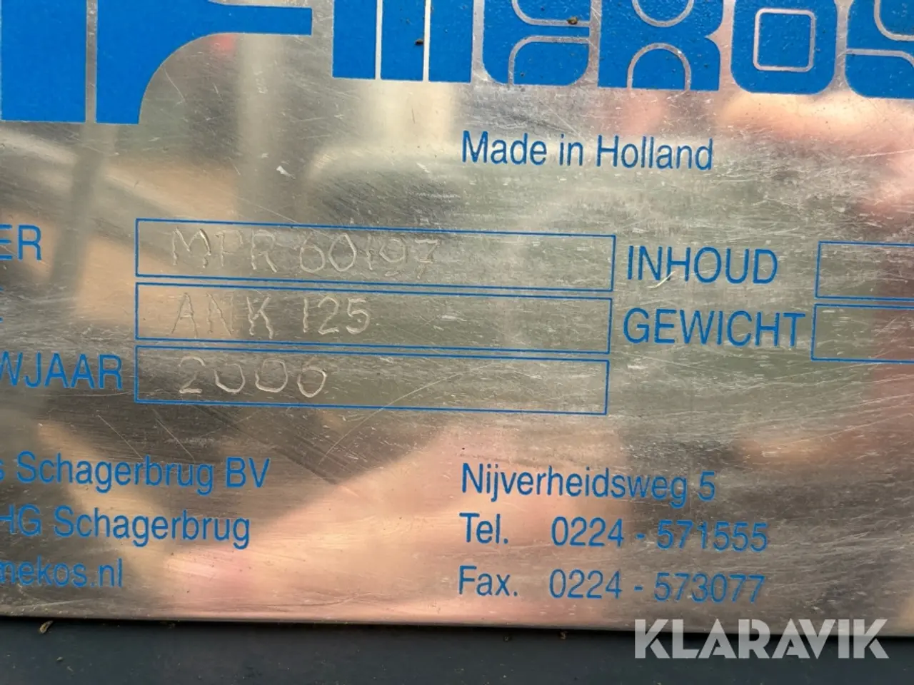 Billede 6 - Sandafretter Mekos ANK 125 laserstyret med 2 Trimble LR410 lasermodtagere