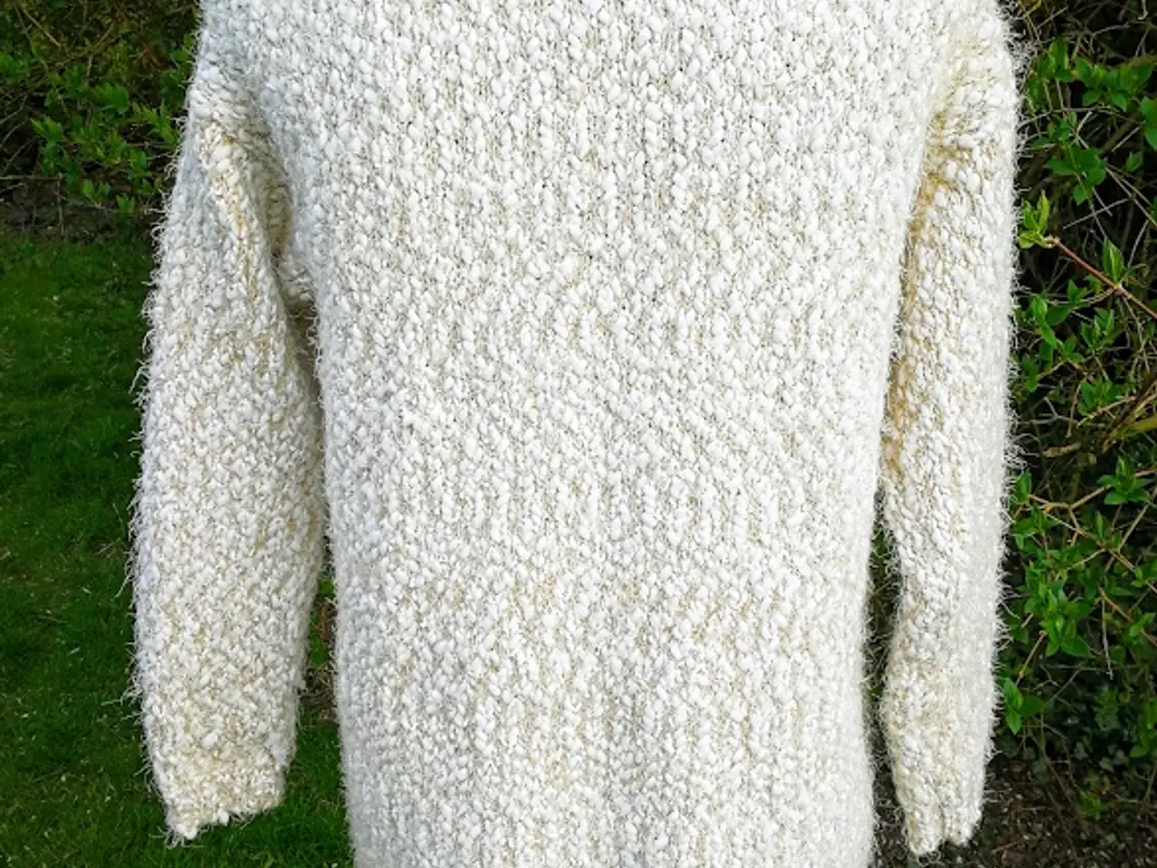Billede 5 - Blød cardigan i offwhite