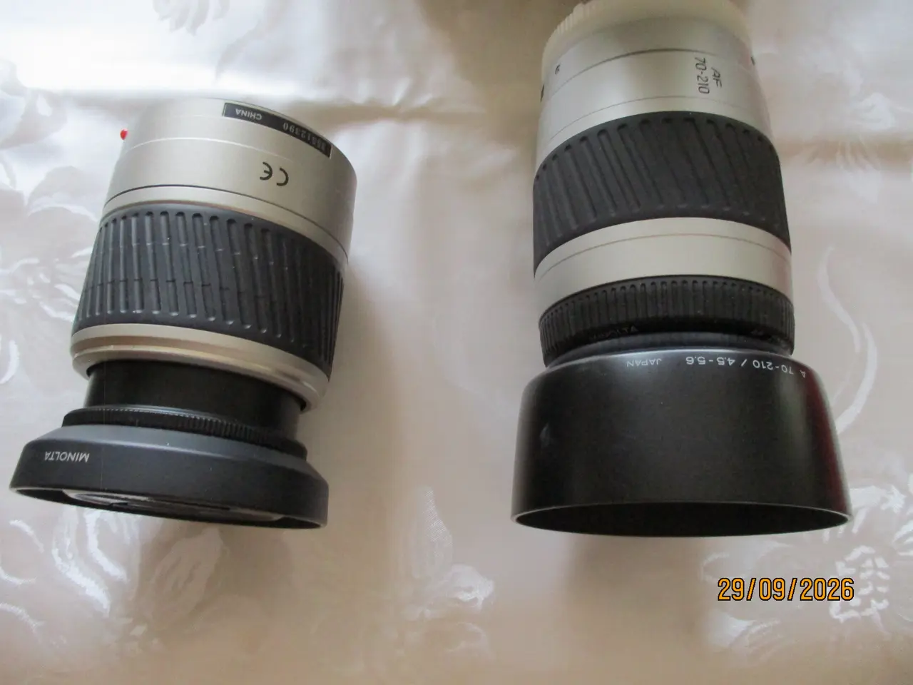 Billede 3 - Minolta kamerahus og objektiver