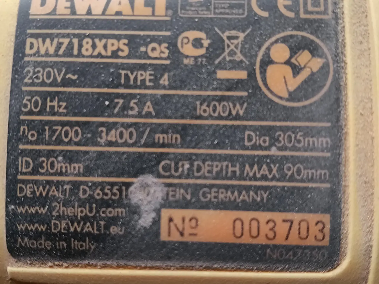 Billede 2 - Dewalt kapsav