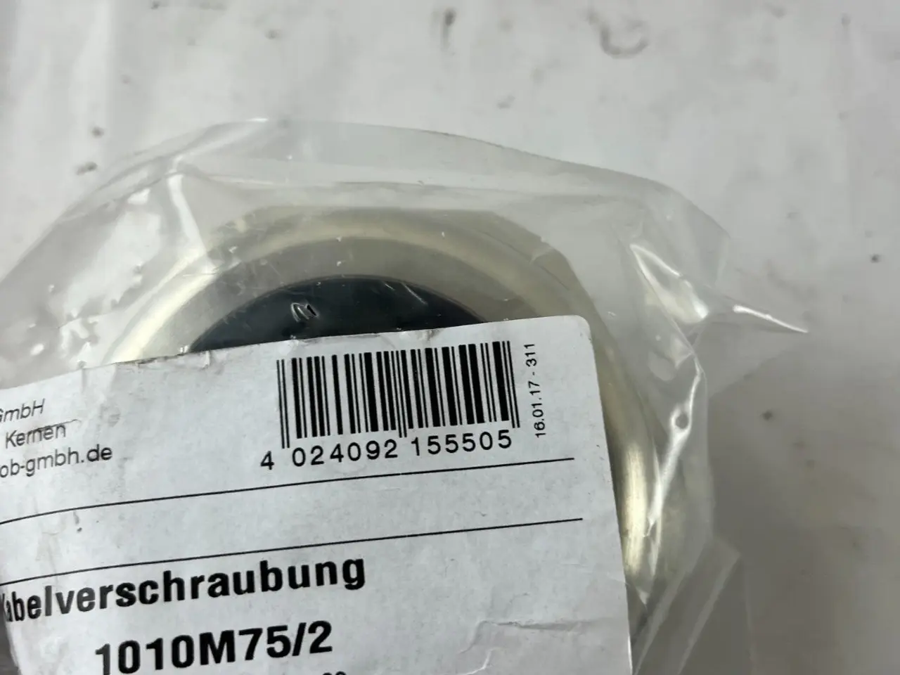 Billede 6 - Jacob 1010M75/2 kabel Gland M75x1.5 53-60mm Nickel