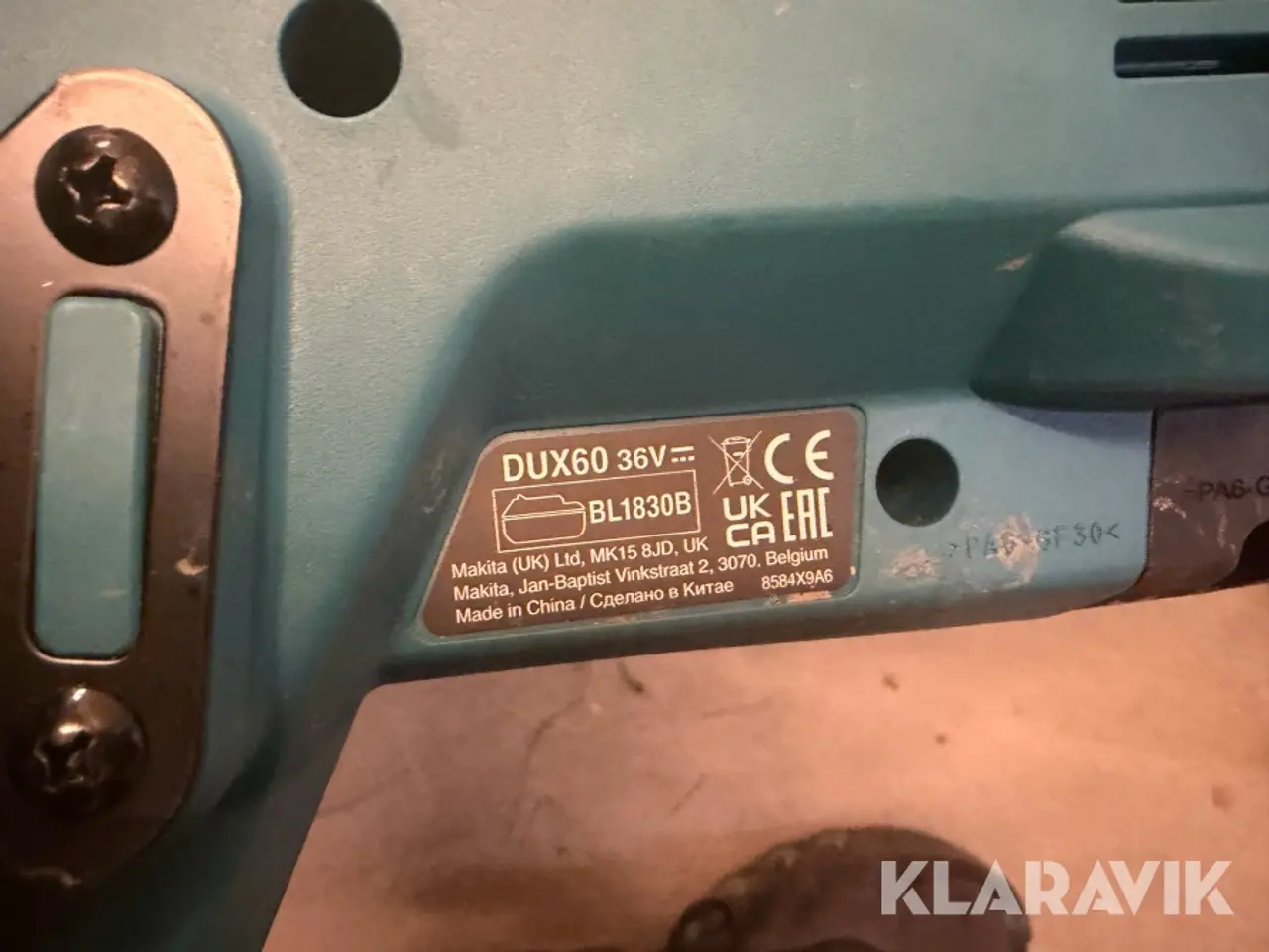 Billede 8 - Lot af havemaskiner Makita inkl. 3 batterier, lader og tilbehør