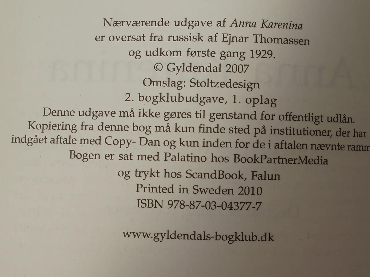 Billede 2 - Anna Karenina af Lev Tolstoj