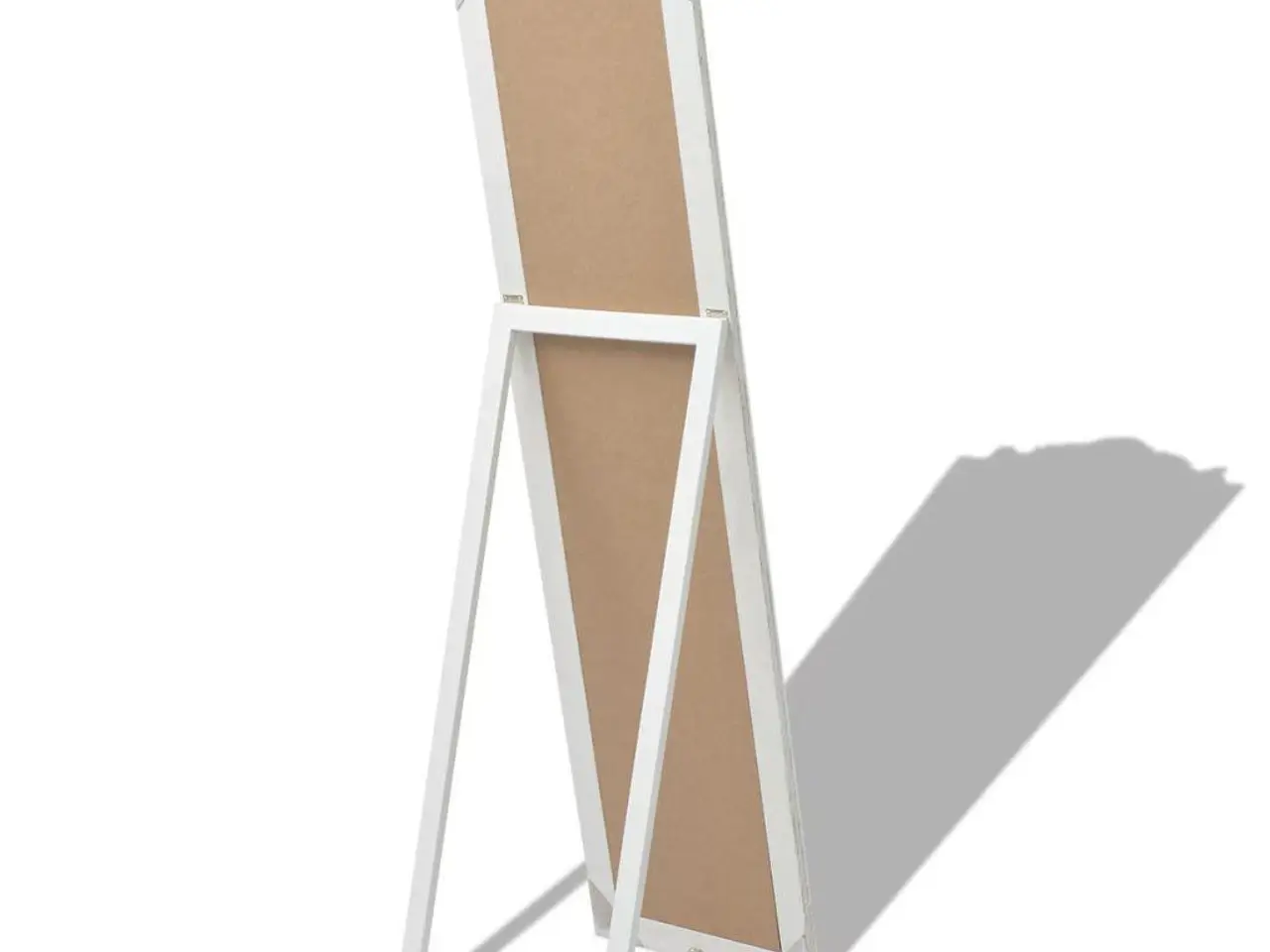 Billede 5 - Fritstående spejl i barokstil 160 × 40 cm - hvid