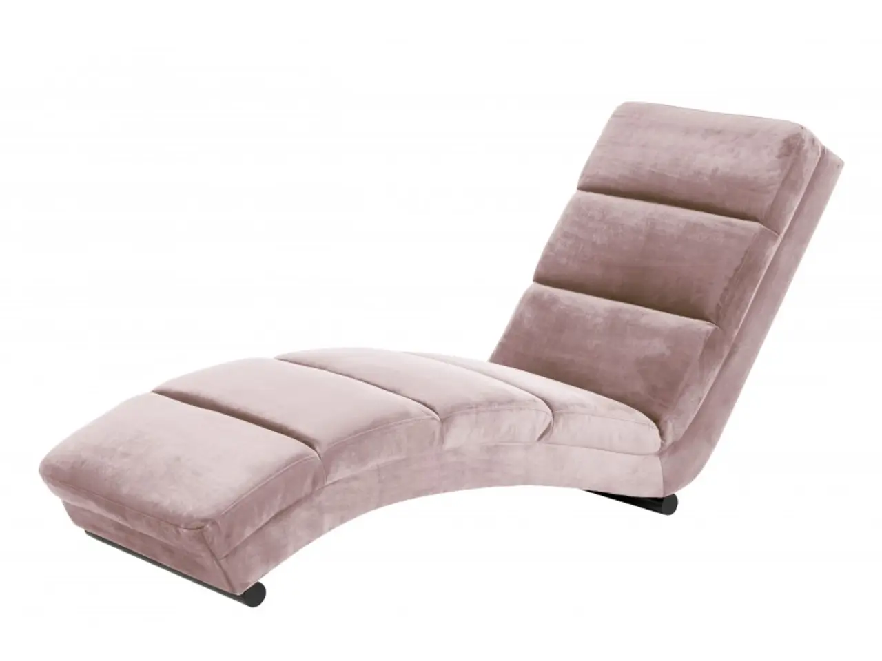 Billede 1 - Slinky Chaiselongue støvet Rosa Velour