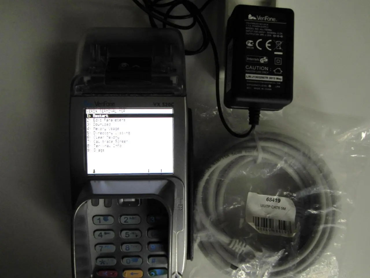 Billede 1 - Verifone VX520 C betalingskort terminal med bon