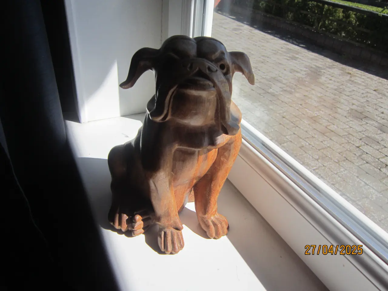 Billede 2 - Bulldog teaktræs hund