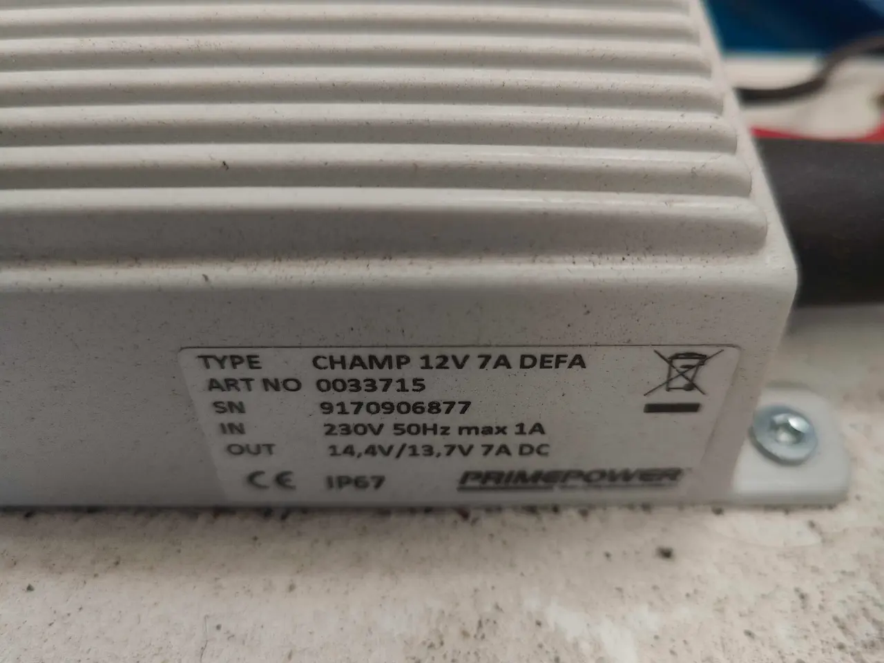 Billede 1 - Converter 230volt til 12 volt