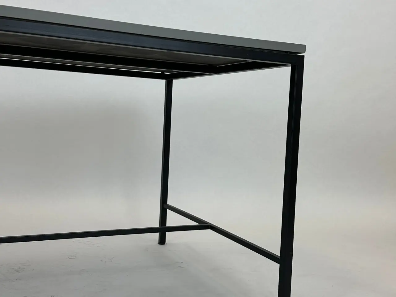 Billede 5 - Labofa Bord – Grå med Sort Stel 90x185x75 cm