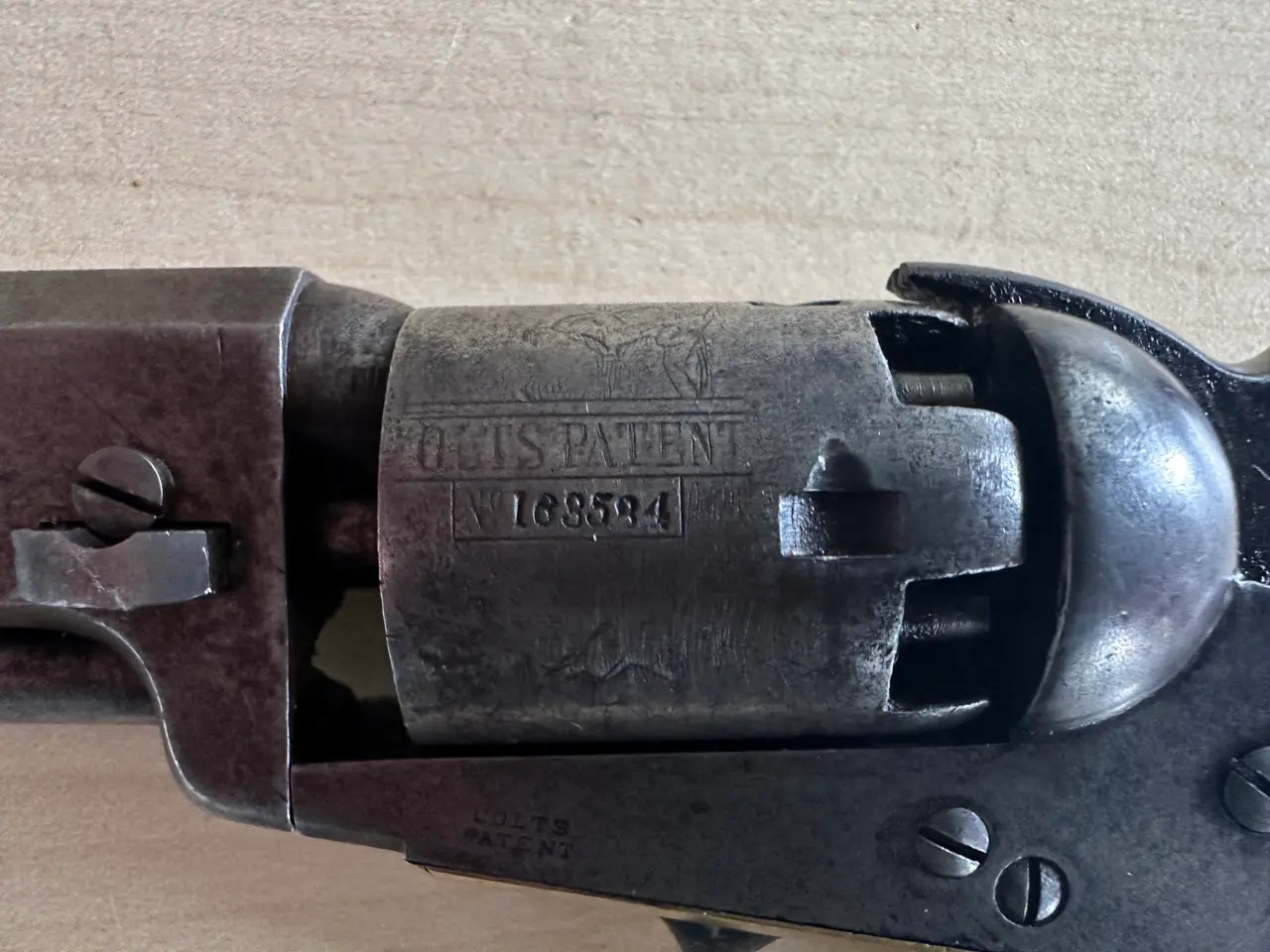 Billede 3 - Original Colt Pocket revolver model 1849