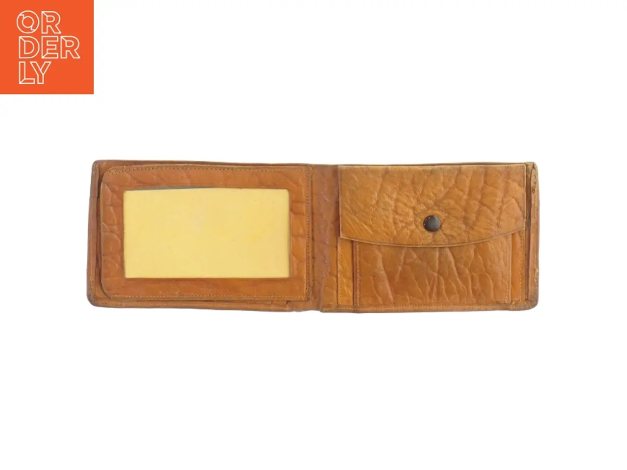 Billede 1 - Læderpung (str. 14,5x9,5 cm)