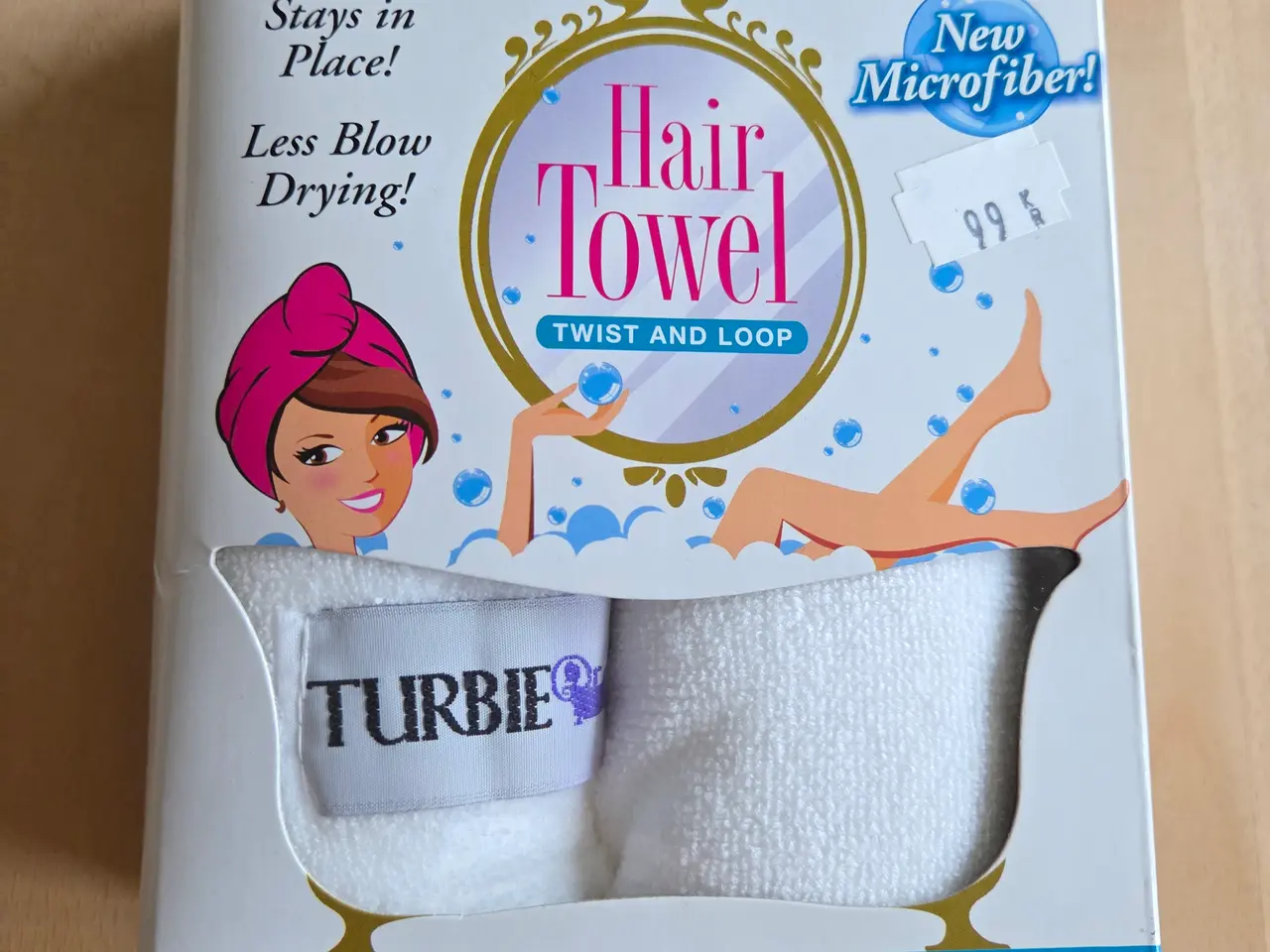 Billede 1 - SOLGT, Turbie Twist mikrofiber hårhåndklæde, 2-pak
