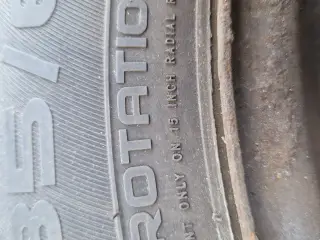 Gode vinterhjul 185/65R15 på fælge