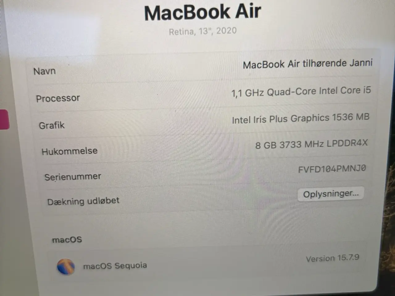 Billede 7 - Macbook - fin stand 