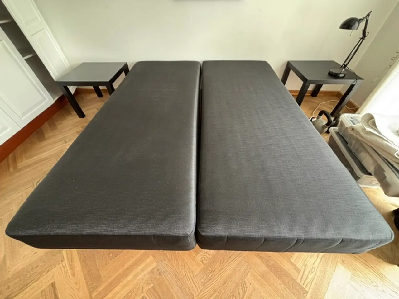 Billede 2 - Dobbeltseng 160 × 200 cm med topmadras – kun 500 k