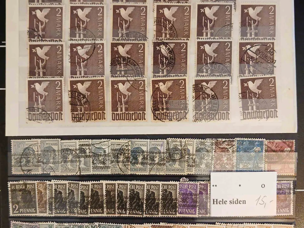 Billede 1 - Zoner (350) Fælleszone og fransk zone med mere.