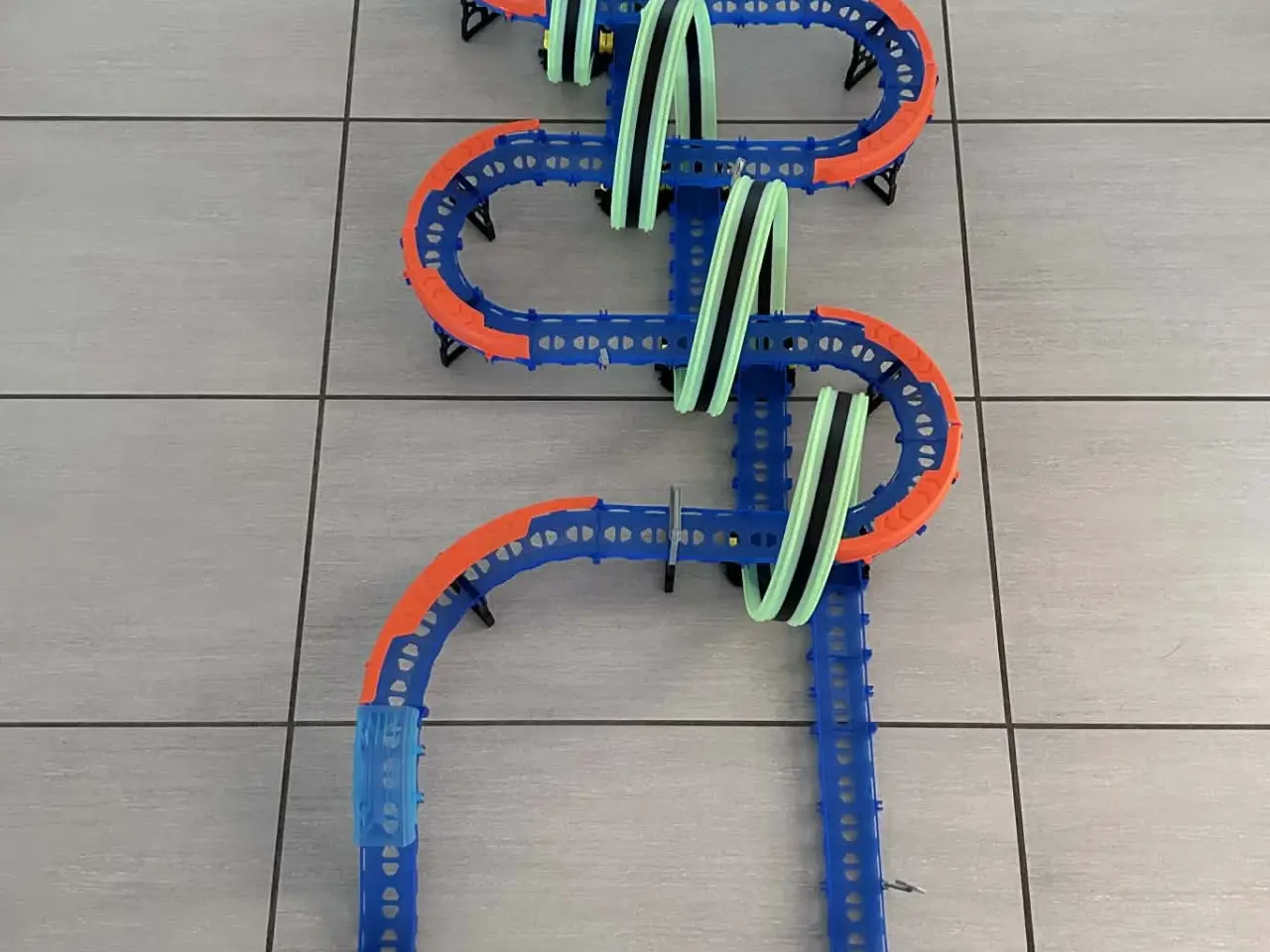 Billede 3 - Speed Car Race Track - glow in the dark - racerban