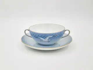 Mågestel Bouillonkop nr. 247 Med Guldkant 2 sortering