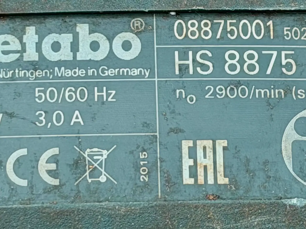 Billede 4 - Proff Hækkeklipper Metabo HS 8875