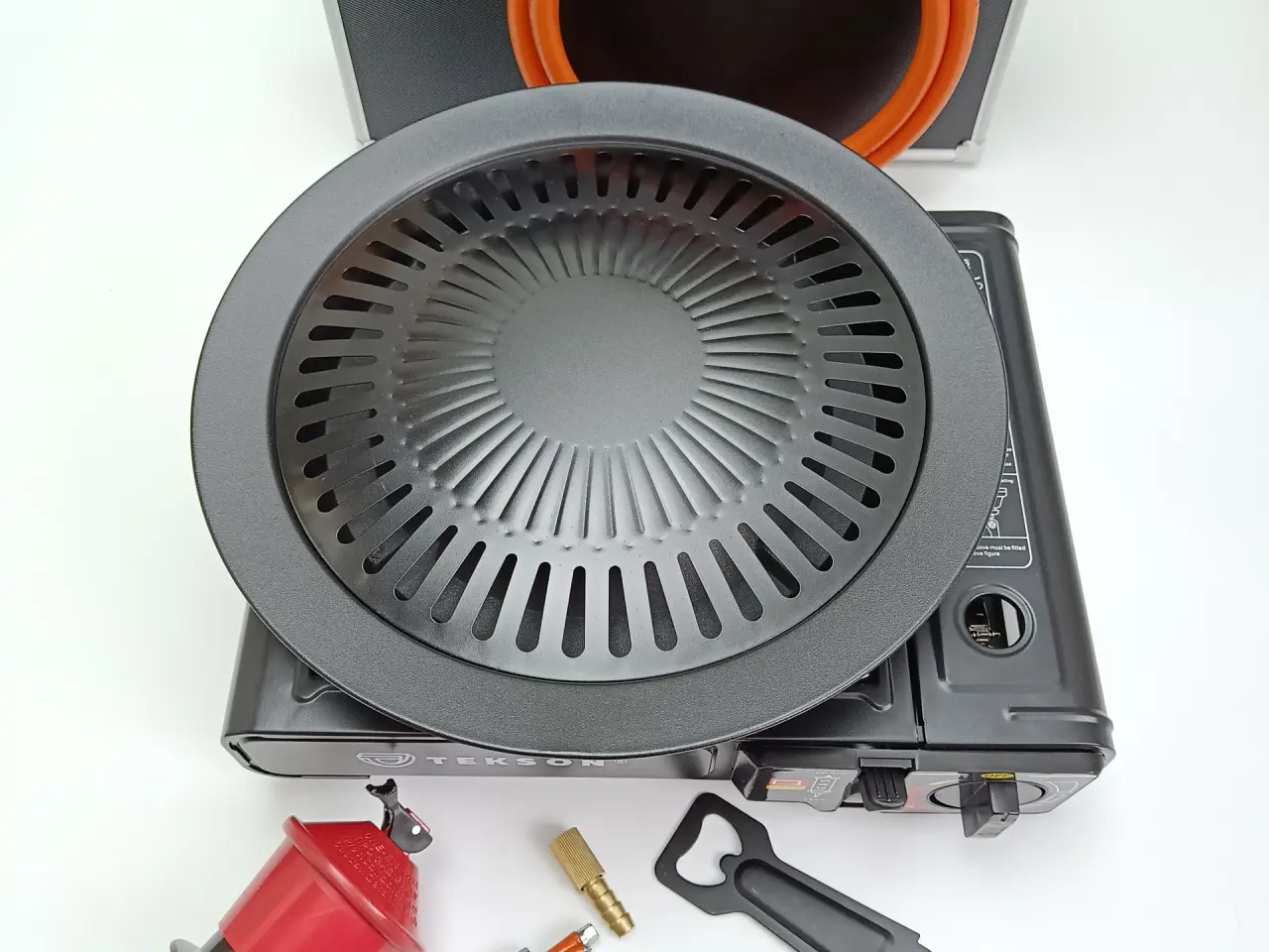 Billede 18 - NY! 2500W Gaskomfur + Gas Sæt + Grillplade