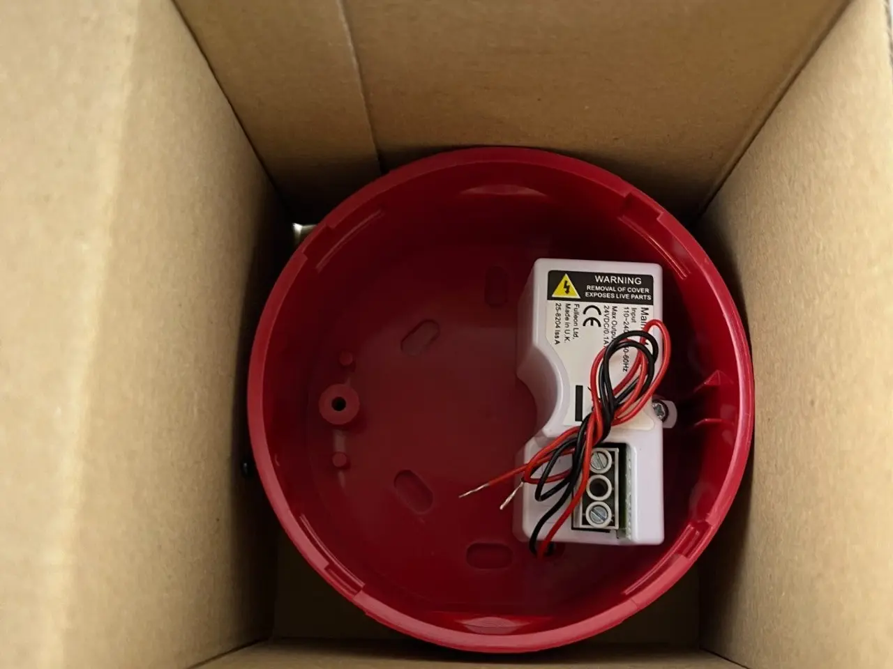 Billede 7 - Fulleon 686-7887 ROLP/SV Fire Alarm Sounder Red