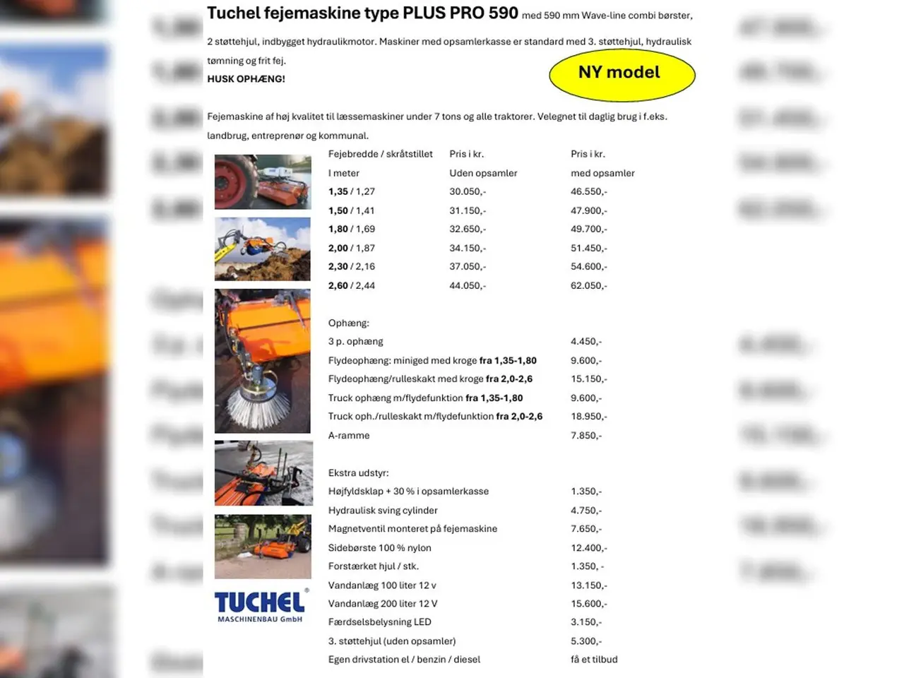 Billede 13 - Tuchel Plus Pro 590 135-260 cm.