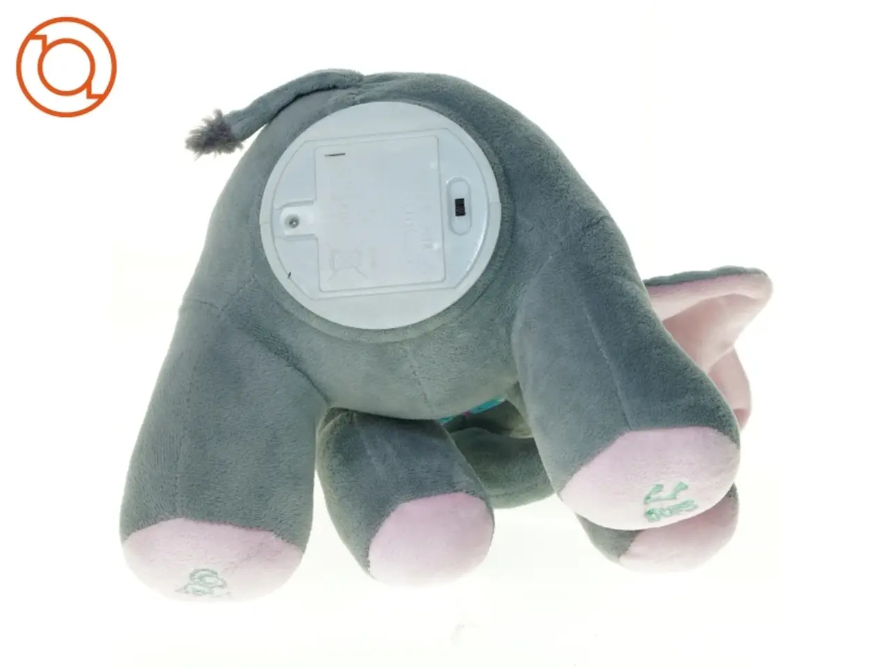 Billede 2 - Elefant bamse med elektronik (str. 25 x 20 cm)