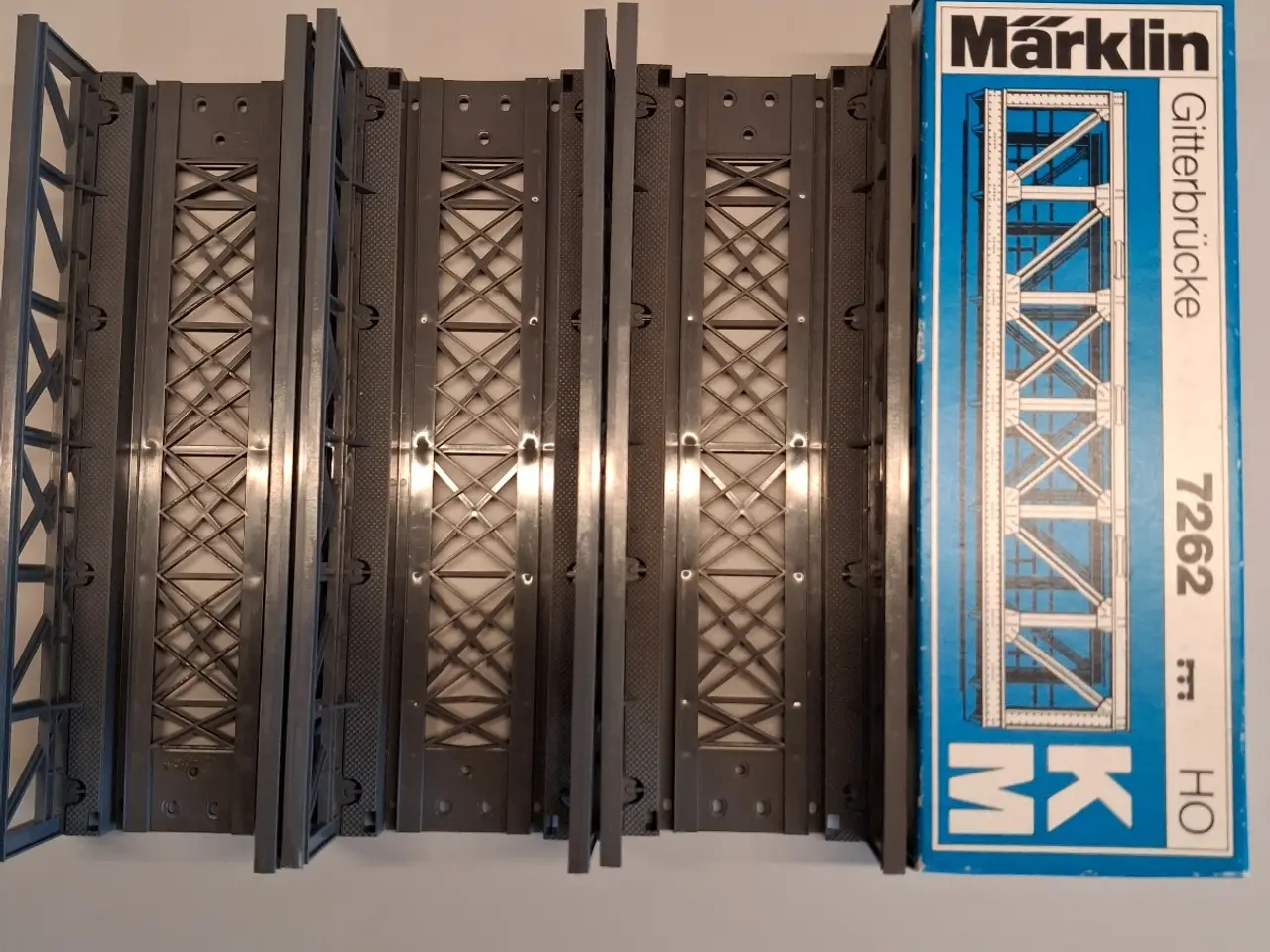 Billede 1 - Märklin #7262 H0 broramper K og M skinner