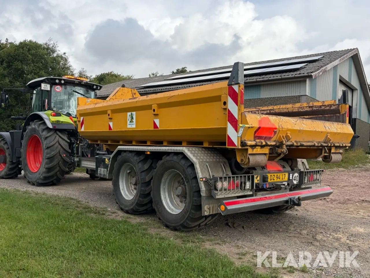 Billede 11 - Traktor Claas 650 Arion - med kroghejsevogn