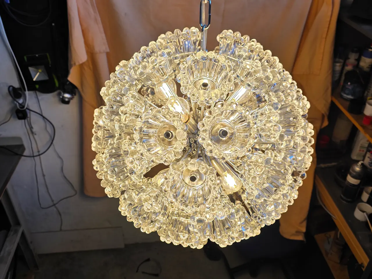 Billede 1 - Sputnik lampe fra m.1950