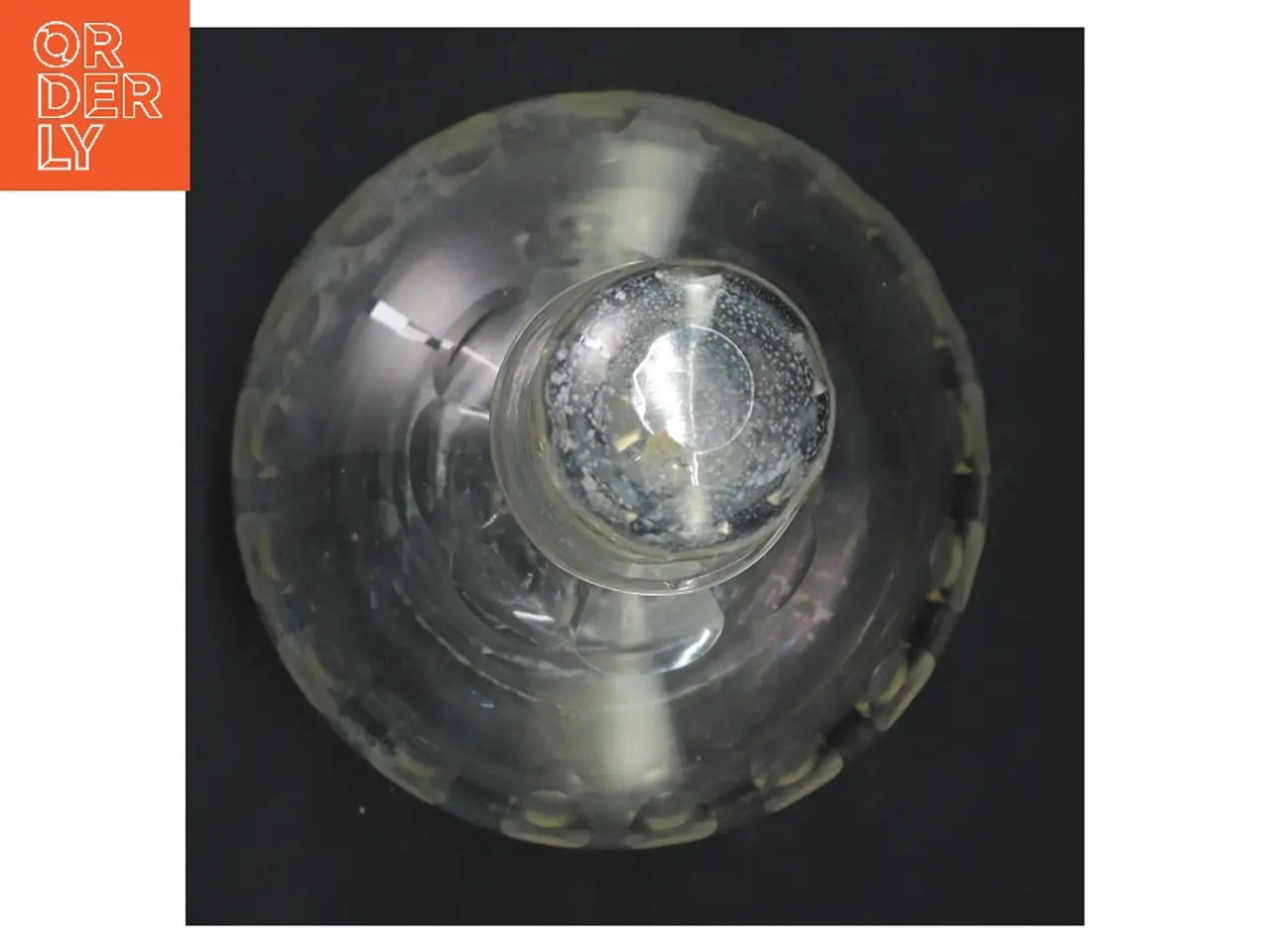 Billede 2 - Karaffel i klart glas med prop 26 cm (str. 26 cm)