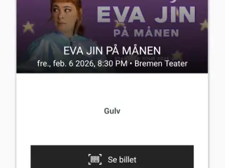 Eva Jin, Bremen 6/2 kl 20.30