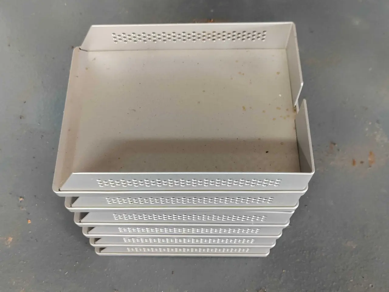 Billede 2 - Brevbakke 6 stk, metal