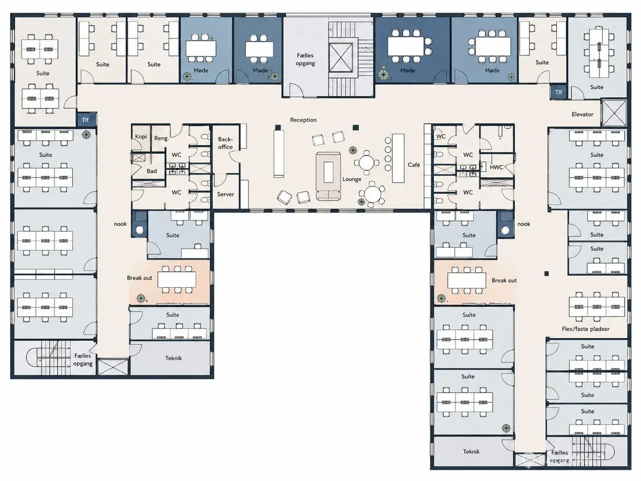 Billede 13 - Lækkert, nyindrettet kontorlejemål med ventilation