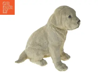 Hundefigur i keramik (str. 13 cm)