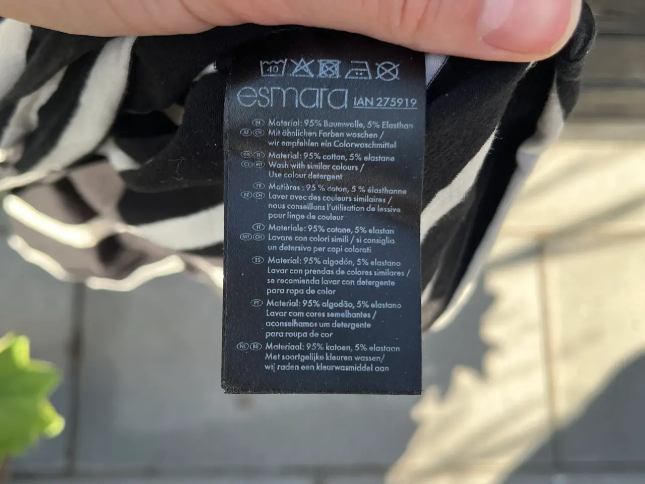 Billede 3 - Stribet tshirt